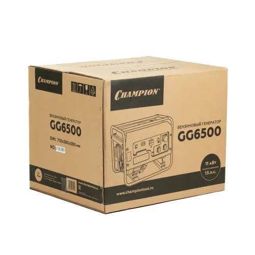 Бензиновый генератор CHAMPION GG6500 5,5 КВт