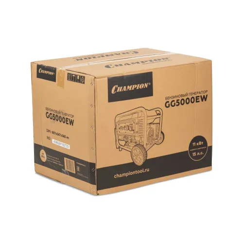 Генератор бензиновый Champion GG5000EW, 5 кВт