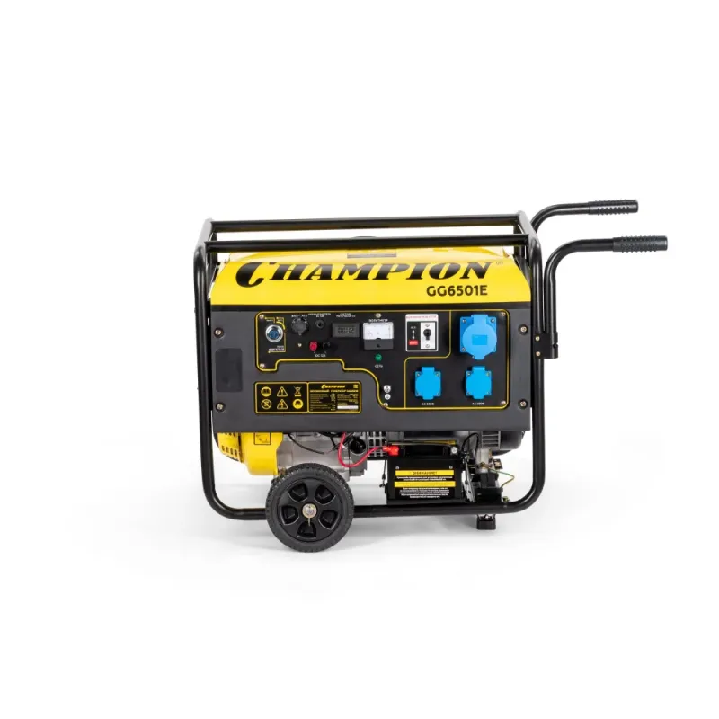 Генератор бензиновый Champion GG6501E+ATS c автозапуском, 5 кВт