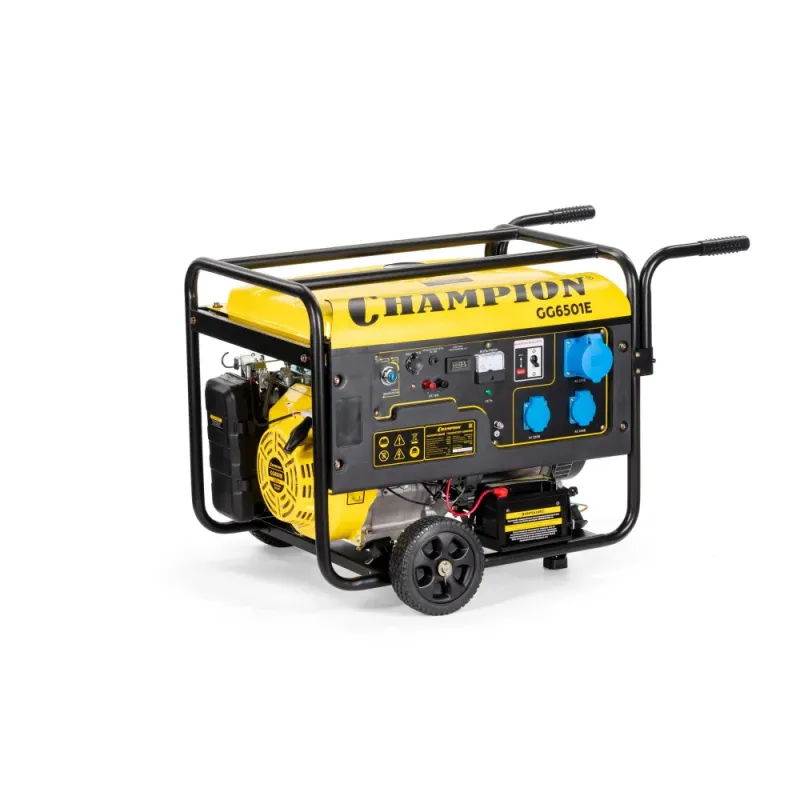 Генератор бензиновый Champion GG6501E+ATS c автозапуском, 5 кВт