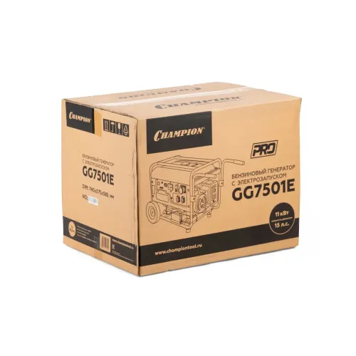 Бензиновый генератор CHAMPION GG7501E 6,5 КВт