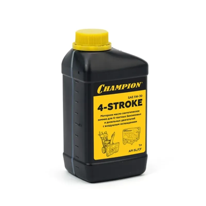 Масло для 4-тактных двигателей синтетическое зимнее CHAMPION SAE 5W30 API SL/CF 1л