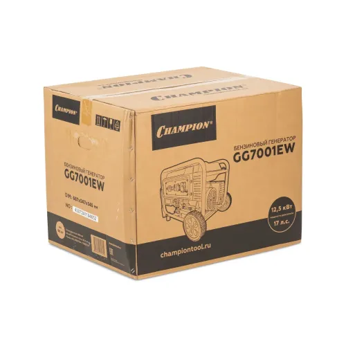 Генератор бензиновый Champion GG7001EW, 6,8 кВт