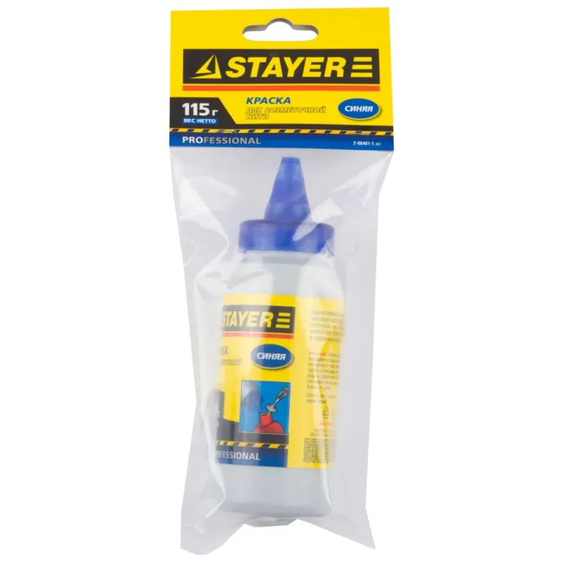 STAYER 115 г, синяя, краска для разметочной нити (2-06401-1)