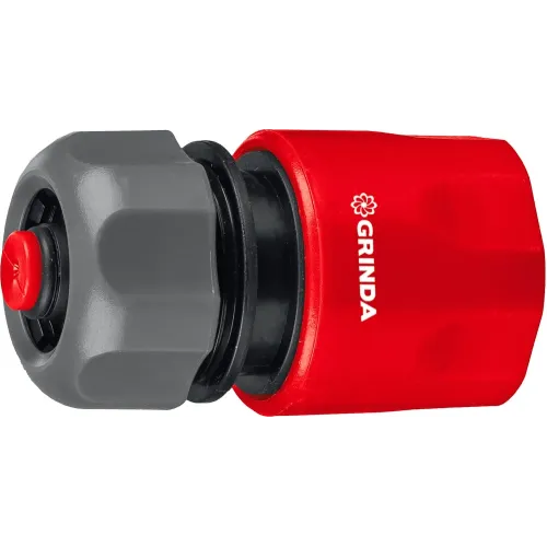 GRINDA GC-12A, 1/2″, с автостопом, для шланга, быстросъемный соединитель (8-426329)