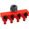 GRINDA GS-4, 3/4″-1″, четырехканальный, с внутренней резьбой, поливочный распределитель (8-426314)