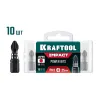 KRAFTOOL Impact PH 2, 25 мм, 10 шт, ударные биты (26191-2-25-S10)
