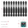 KRAFTOOL Impact PZ2, 50 мм, 10 шт, ударные биты (26193-2-50-S10)