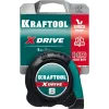 KRAFTOOL X-Drive, 8 м х 25 мм, рулетка (34122-08)