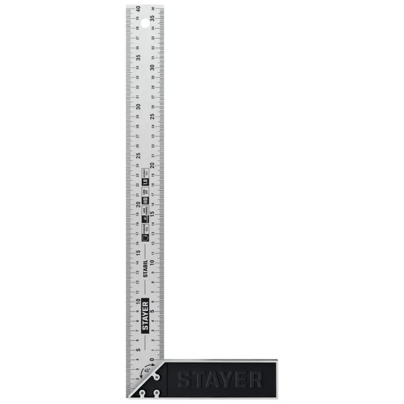 STAYER 400 мм, столярный угольник, Professional (3431-40)