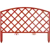 GRINDA Плетень, 24 х 320 см, терракот, 7 секций, декоративный забор (422207-T)