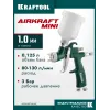 KRAFTOOL AIRKRAFT MINI, HVLP, 1 мм, пневматический краскопульт с верхним бачком (06565-1.0)