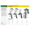 KRAFTOOL AIRKRAFT MINI, HVLP, 1 мм, пневматический краскопульт с верхним бачком (06565-1.0)