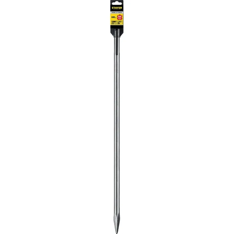 STAYER Gorilla Force, 600 мм, SDS-max, пикообразное зубило, Professional (29391-00-600)