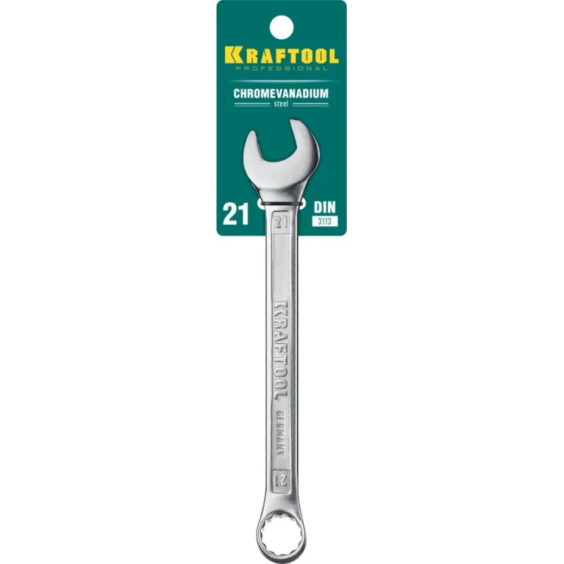 KRAFTOOL 21 мм, комбинированный гаечный ключ (27079-21)