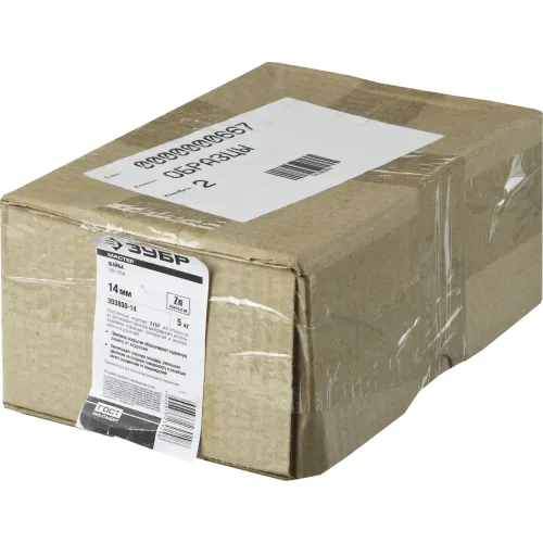 ЗУБР DIN 125А, 14 мм, цинк, 5 кг, шайба (303800-14)