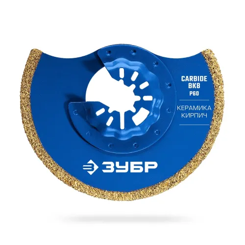 ЗУБР CARBIDE ВК8 Р40, 85x2.8 мм полотно дисковое с твердосплавной крошкой: керамика, кирпич, пенобетон, StarQuick (15578-85)