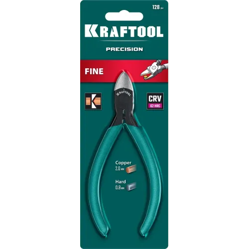 KRAFTOOL FINE, чистый рез 128 мм, прецизионные бокорезы (220017-6-12)