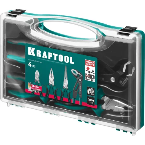 KRAFTOOL 4 предм., набор губцевого инструмента (22012)