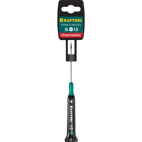 KRAFTOOL Precision SL1.5, отвертка для точных работ (25681-1.5)