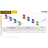 STAYER СВП TileFix, комплект: 1,5 мм, зажим + клин, 50 + 50 шт, система выравнивания плитки ″ворота″ (33842-H50)