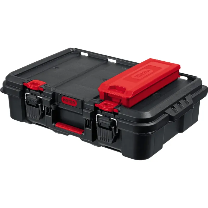 KETER STACKNROLL, 526 х 341 х 148 мм, (21″), пластиковый ящик-кейс (38405)