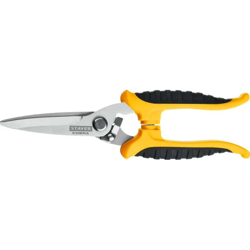 STAYER COBRA, 200 мм, Универсальные технические ножницы, Professional (23227)