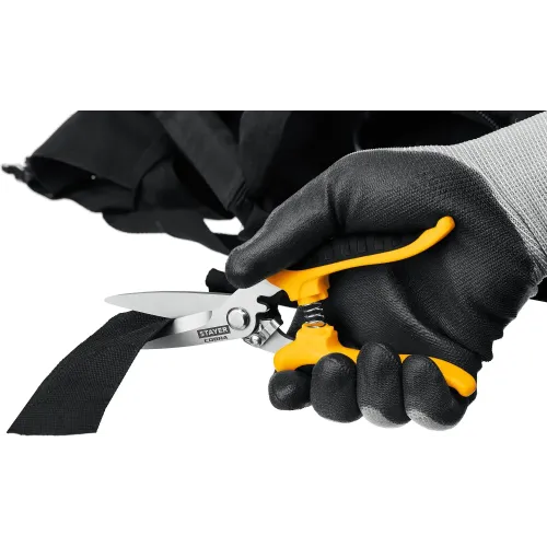 STAYER COBRA, 200 мм, Универсальные технические ножницы, Professional (23227)