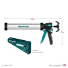 KRAFTOOL Ultra 600 мл, закрытый пистолет для герметика (06677-60)