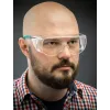 KRAFTOOL ULTRA прозрачные защитные очки, открытые, защита от царапин и запотевания, UV 380, оптический класс 1 (110461)