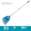 GRINDA PP-23 ALU, 500 х 50 х 1680 мм, 23 зубца, алюминиевый черенок, пластиковые, веерные грабли, PROLine (421811)