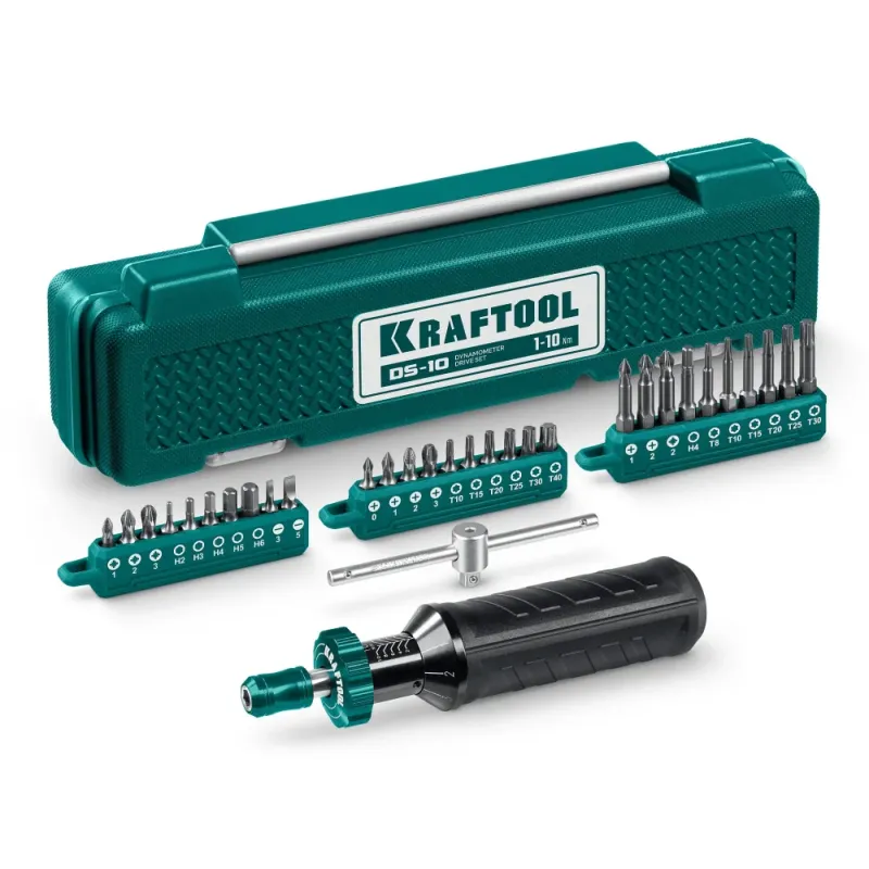 KRAFTOOL DS-10 1-10 Нм, динамометрическая отвертка (64037)