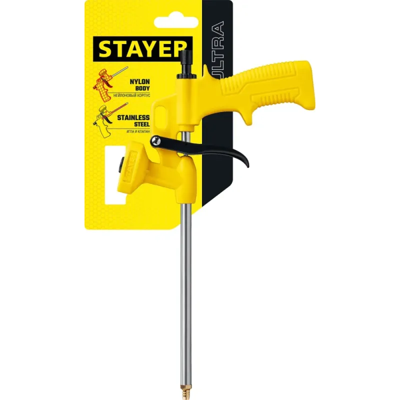 STAYER Ultra, нейлоновый пистолет для монтажной пены (06860)