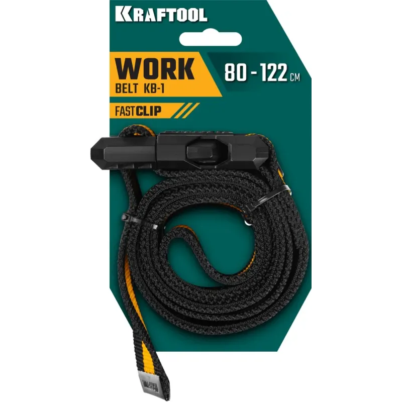 KRAFTOOL KB-1 рабочий ремень, длина 80-122 см (38764)