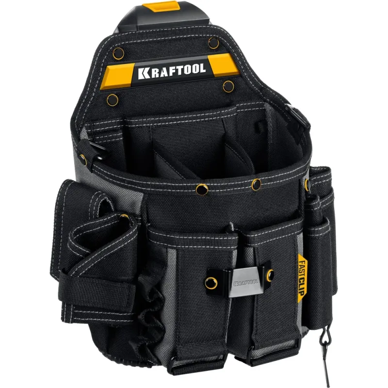 KRAFTOOL KPB-23 поясная сумка с быстросъёмным креплением FastClip, 290 х 310 мм (38766)