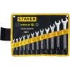 STAYER HERCULES, 12 шт, 6 - 22 мм, набор комбинированных гаечных ключей, Professional (27081-H12)