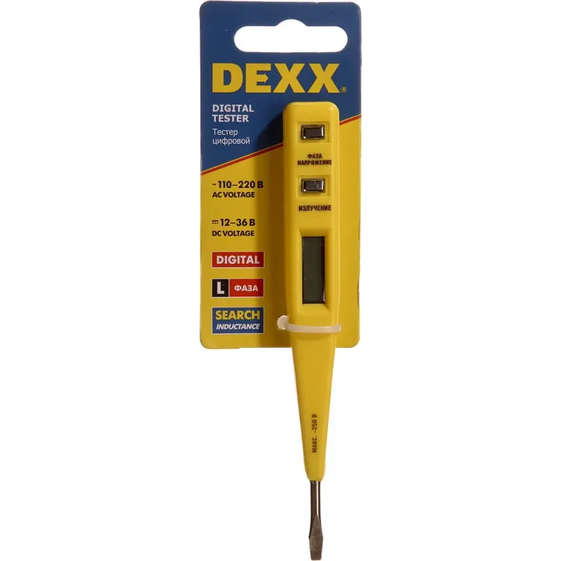 DEXX 12 - 220 В, 130 мм, тестер напряжения (45270)