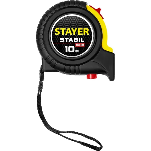 STAYER Stabil, 10 м х 25 мм, рулетка, Professional (34131-10)