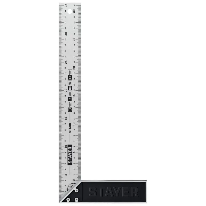 STAYER 350 мм, столярный угольник, Professional (3431-35)