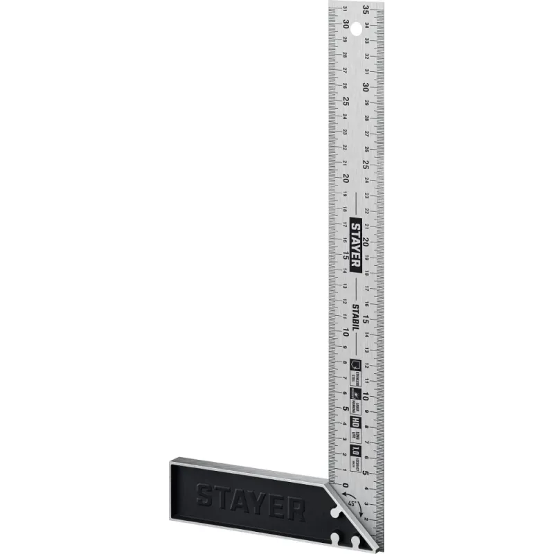 STAYER 350 мм, столярный угольник, Professional (3431-35)