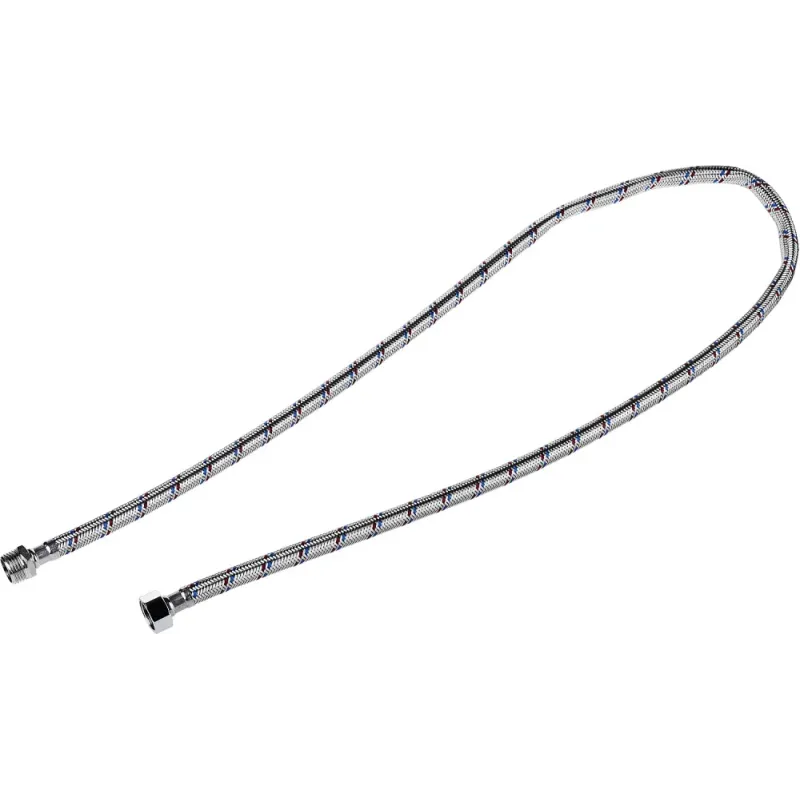 ЗУБР 1/2″, 1.2 м, гайка-штуцер, гибкая подводка для воды (51005-G/S-120)
