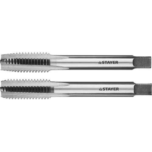 STAYER M12 х 1.5, 2 шт, комплект метчиков (28025-12-1.5-H2)