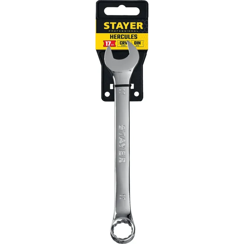 STAYER HERCULES, 17 мм, комбинированный гаечный ключ, Professional (27081-17)
