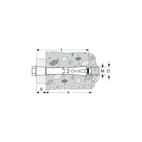 ЗУБР 16 х 110 мм, 8 шт, анкерный болт (4-302312-16-110)