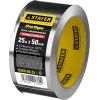 STAYER ProTape, 50 мм, 25 м, до 120 °С, самоклеящаяся алюминиевая лента, Professional (12268-50-25)