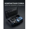 ЗУБР 20 В, d82 мм, 1 АКБ LMS (2 А·ч), редукторная мини-УШМ, сумка, Профессионал (AB-80-700-21)