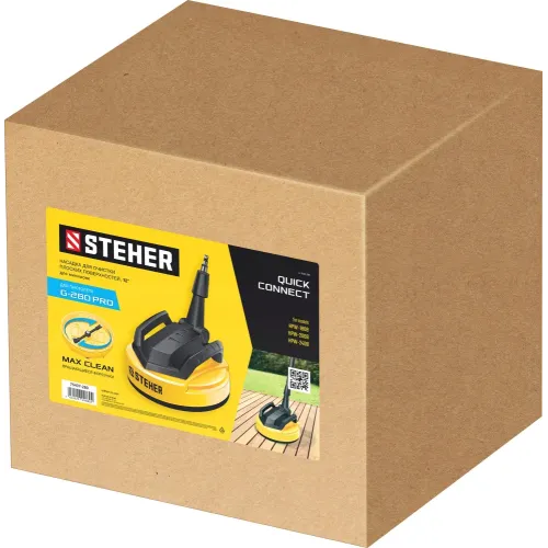 STEHER для пистолета G-280 PRO, 12″, насадка для очистки плоских поверхностей (75407-280)