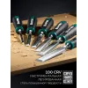 KRAFTOOL GRAND-6 набор стамесок-долот с двухкомпонентной рукояткой, 6 шт