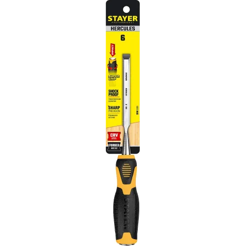 STAYER Hercules, 6 мм, стамеска-долото, Professional (18205-06)
