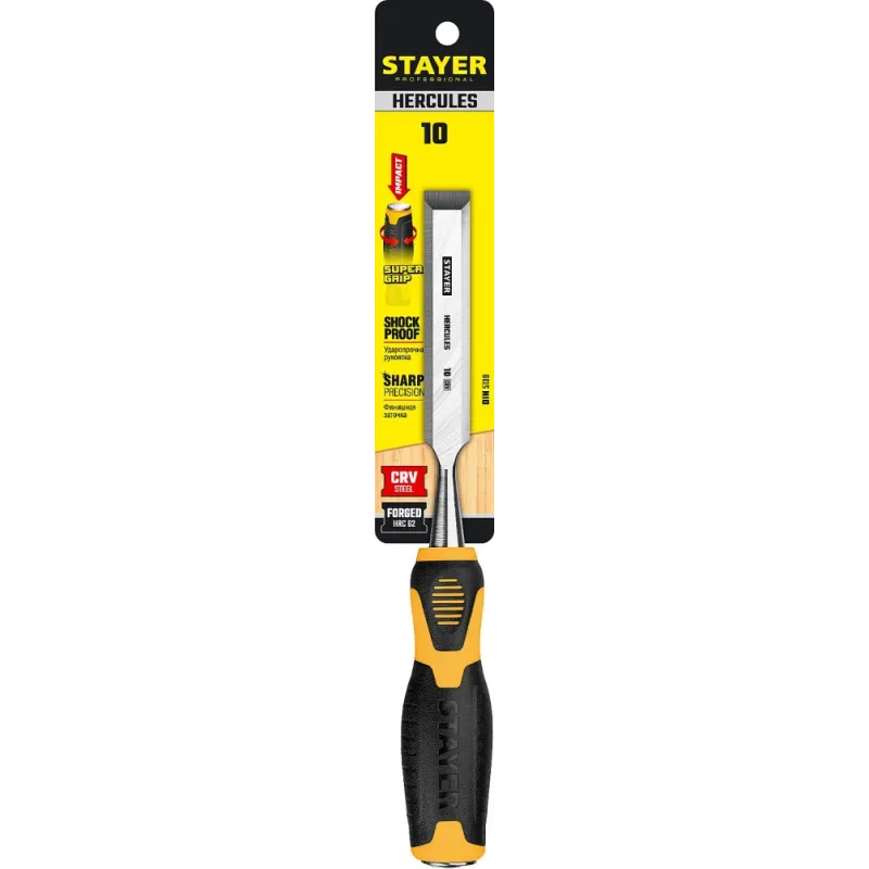 STAYER Hercules, 10 мм, стамеска-долото, Professional (18205-10)